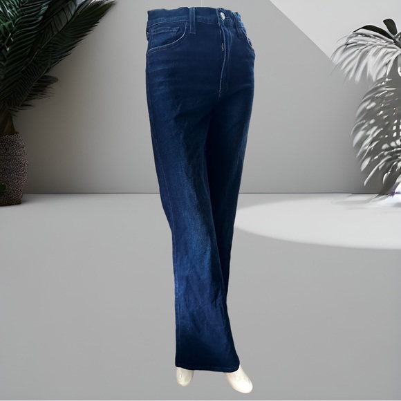 Joes Jeans Flare mid rise spandex SZ 28 Teya Rich Dark Blue -only wore once - Picture 2 of 6